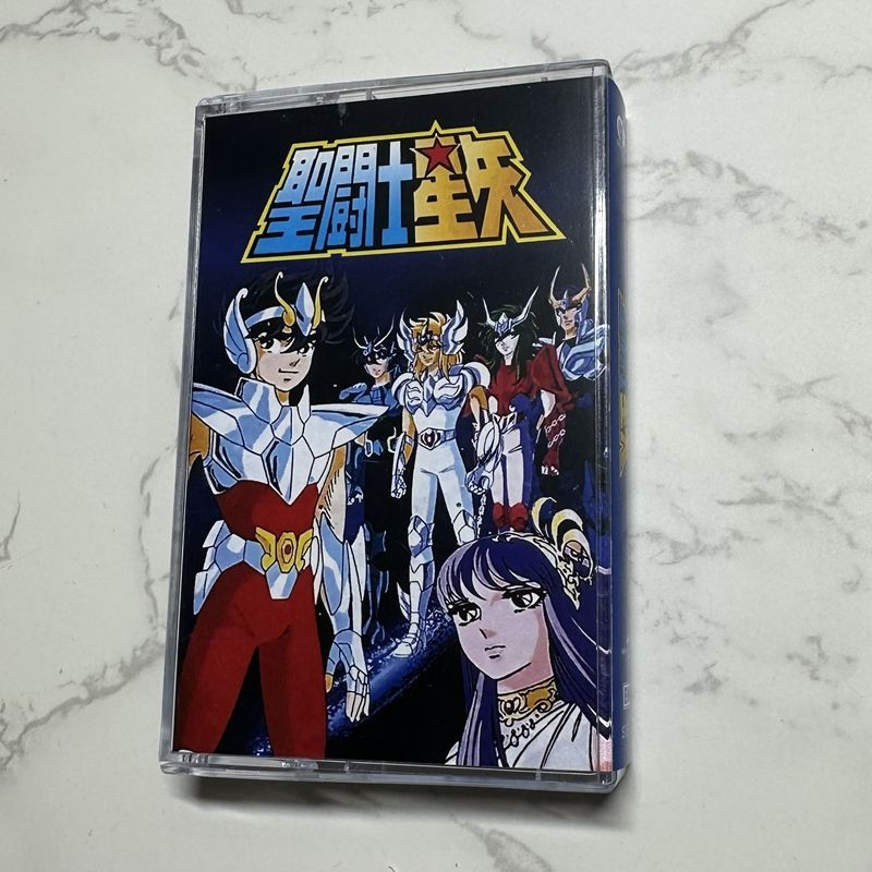 Prop For Cosplay - อะนิเมะฮิโรโนบุ คาเกยะมะเทปเพลงเซนต์เซย่าอัลบั้มเทปคาสเซ็ตคอสเพลย์เพลงบันทึกเสียงวอล์คแมนเครื่องบันทึกเสียงในรถยนต์กล่องเพลงประกอบของเล่น