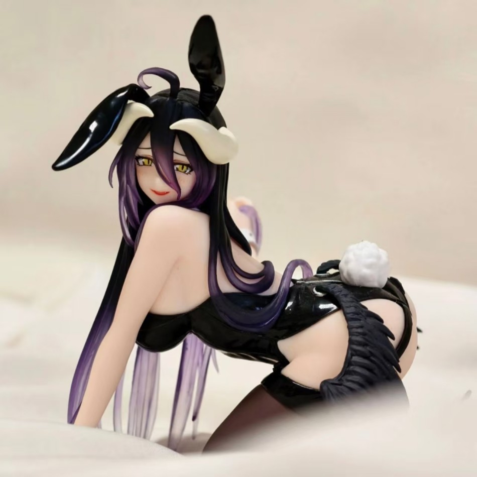 Kotobukiya Bishoujo - ฟิกเกอร์อนิเมะ 13 ซม. อัลเบโด ชุดกระต่ายสาว ท่าคุกเข่า