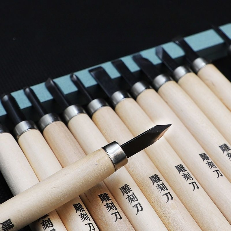 Craft Knife Set - ชุดมีดแกะสลัก ชุดแกะสลักไม้ ยางลบลายไม้ สำหรับผู้เริ่มต้น DIY เครื่องมืองานฝีมือ