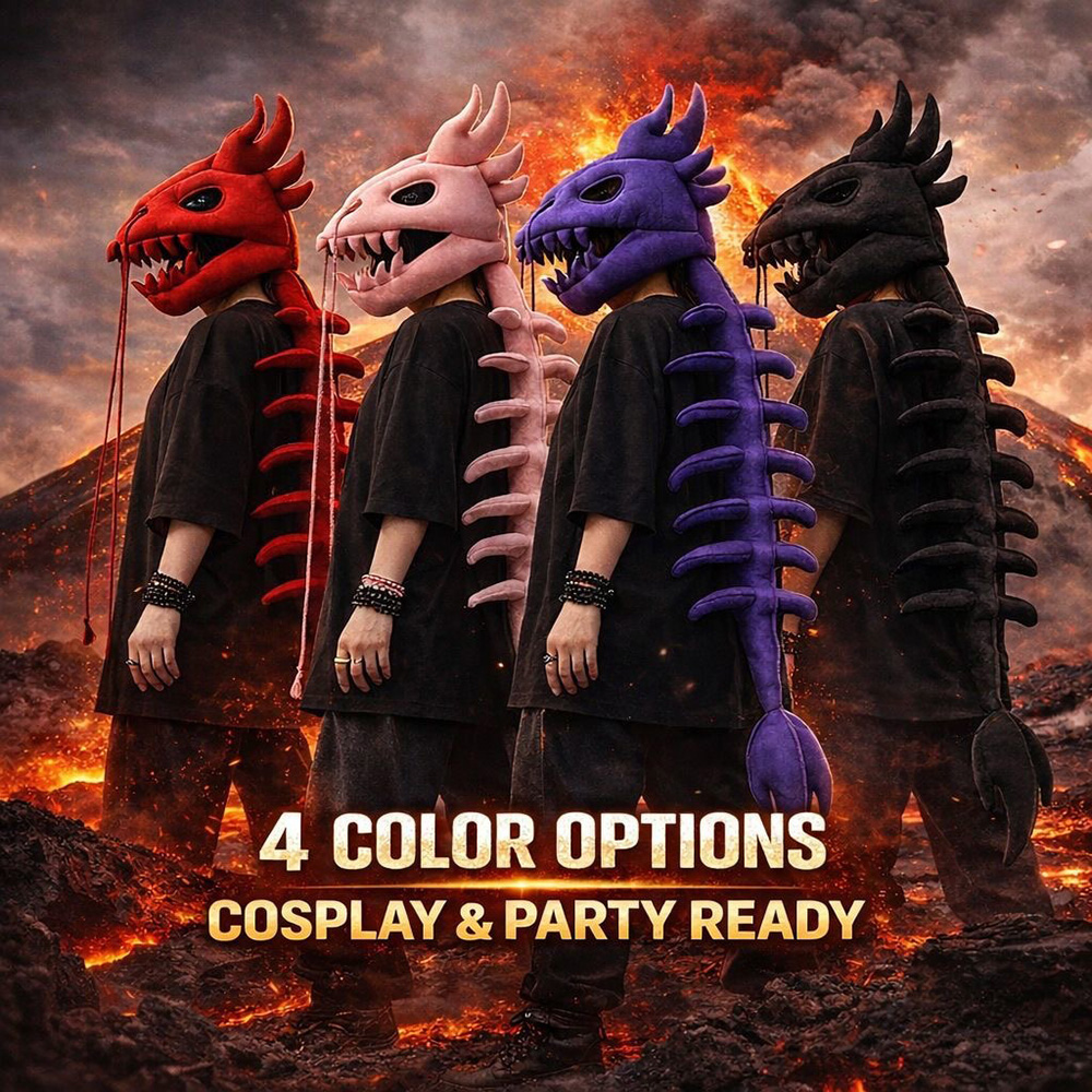 หน้ากากหัวไดโนเสาร์แบบตุ๊กตาพร - Free Cosplay Prop Patterns บทวิจารณ์และราคา