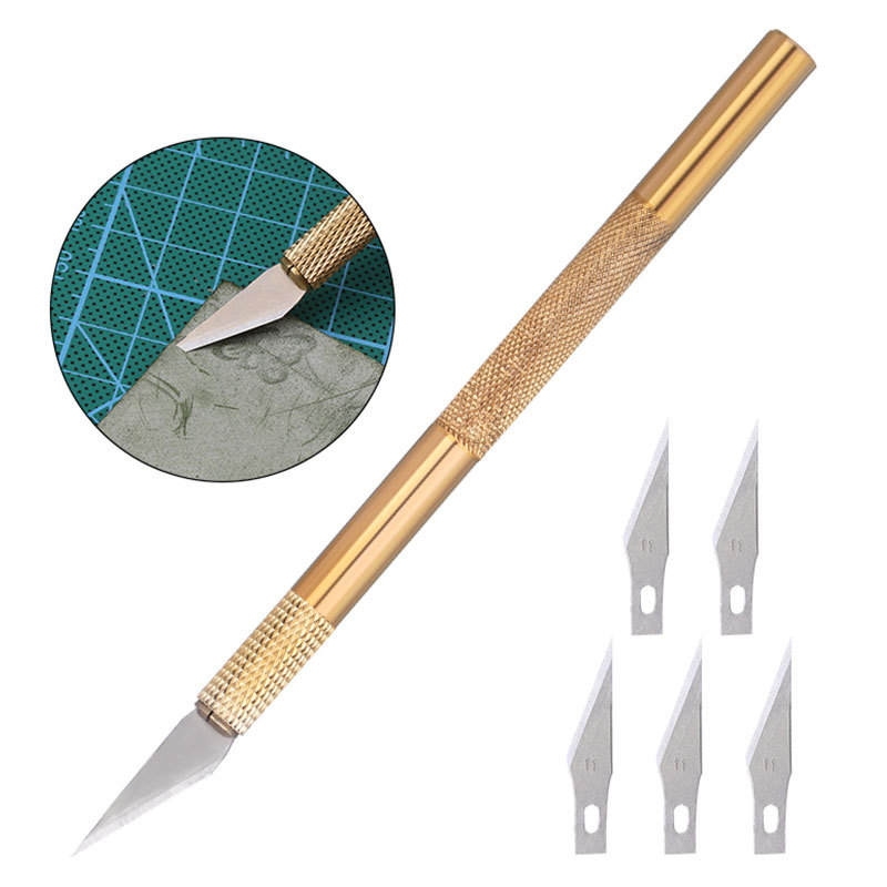 1 ชุดแกะสลักมีดผ่าตัดโลหะมีดชุ - Craft Knife Set บทวิจารณ์และราคา