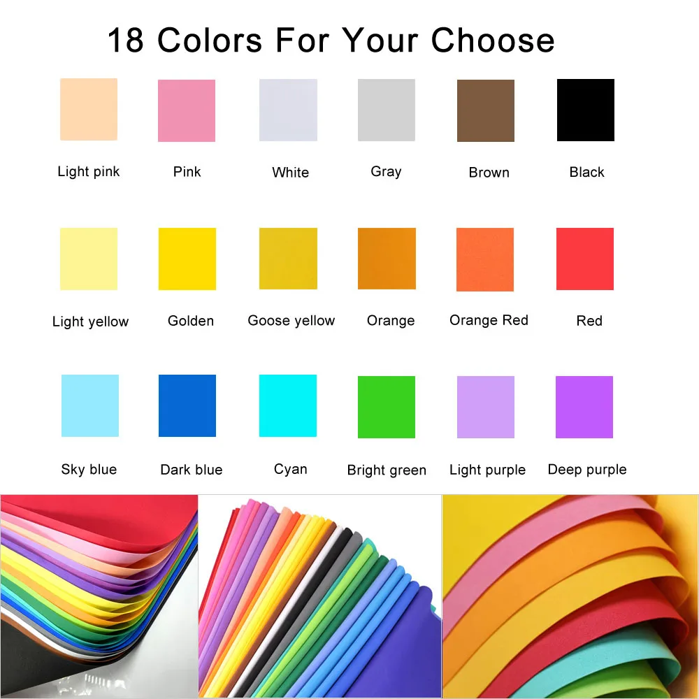 แผ่นโฟม EVA สีสันสดใส 1/18 ชิ้ - Eva Foam Sheet บทวิจารณ์และราคา