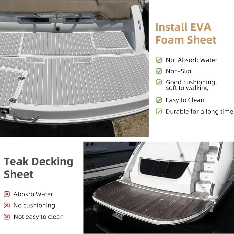 แผ่นพื้นโฟม EVA ลายไม้สักเทียม - Eva Foam Sheet บทวิจารณ์และราคา