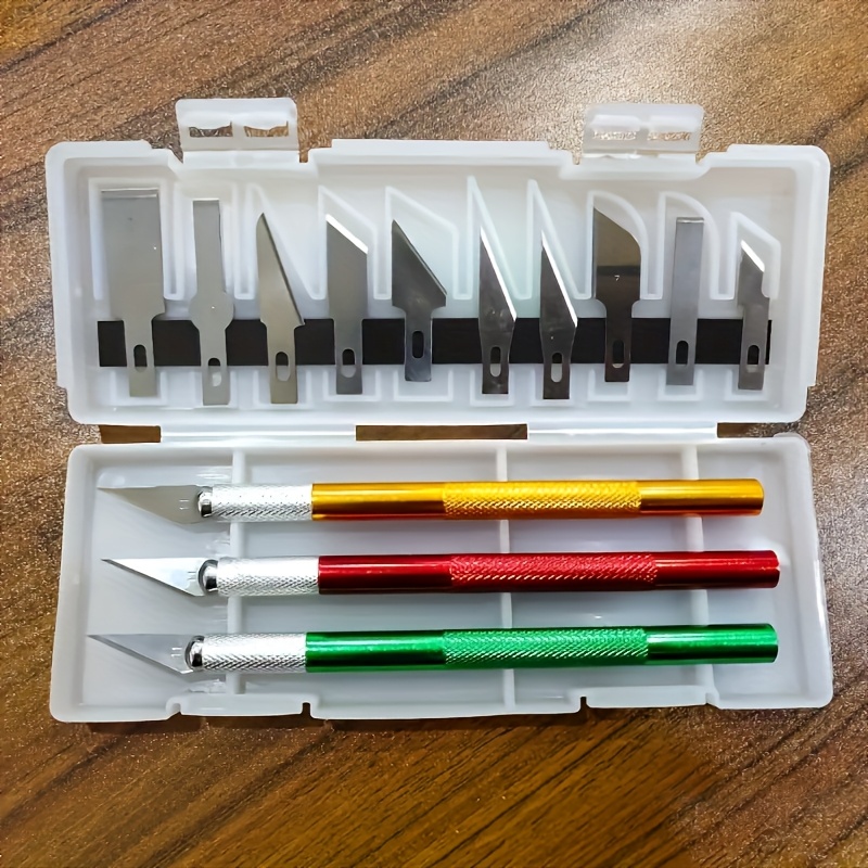 ชุดมีดแกะสลักอะลูมิเนียมอัลลอย - Craft Knife Set บทวิจารณ์และราคา